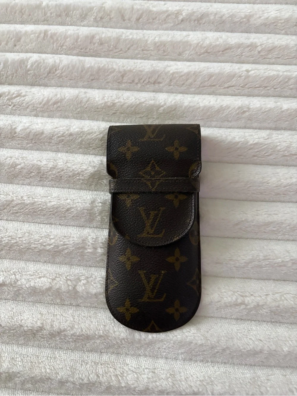 Louis Vuitton Monogram Brown eyeglasses holder.